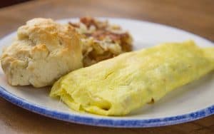 Omelets and Eggs Any Style - Five Oaks Farm Kitchen Breakfast